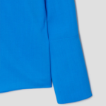 KUHO [KUHO X FRANCESCO FUCCI] Scarf Panel Long-Sleeve Blouse - Blue