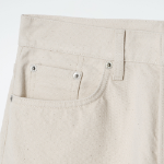 COS Facade Turn-Up Straight-Leg Jeans – Ecru