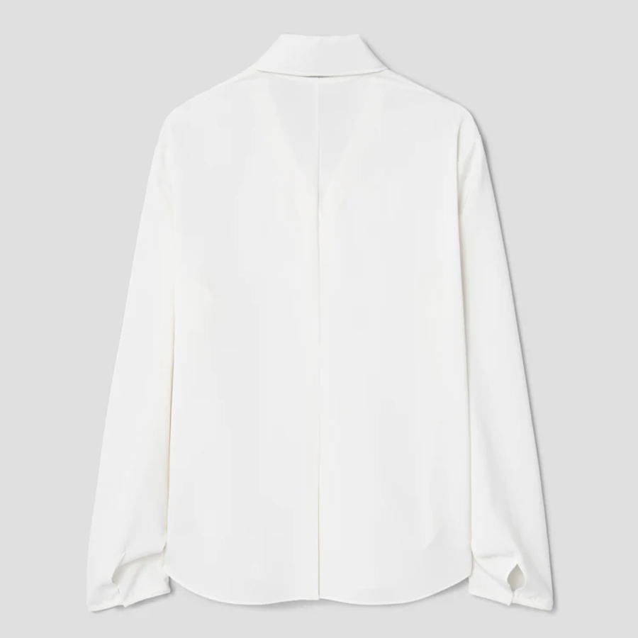 KUHO [Edit] Tie Detail Blouse - Ivory
