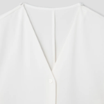 KUHO [Edit] Tie Detail Blouse - Ivory