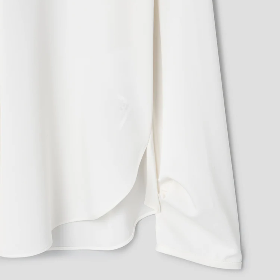 KUHO [Edit] Tie Detail Blouse - Ivory