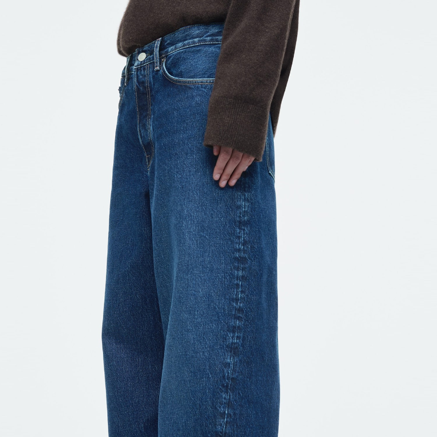 COS Facade Straight-Leg Jeans – Dark Blue