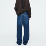 COS Facade Straight-Leg Jeans – Dark Blue