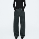 COS Facade Straight-Leg Jeans – Dusty Dark Blue