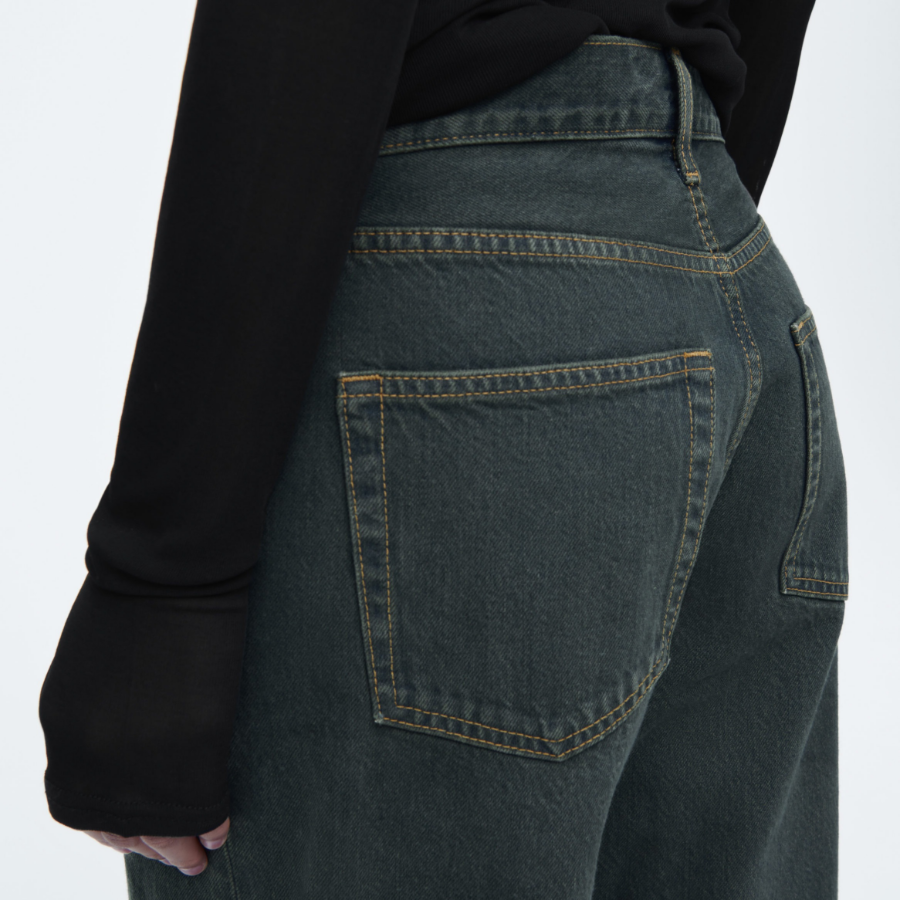 COS Facade Straight-Leg Jeans – Dusty Dark Blue