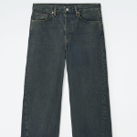 COS Facade Straight-Leg Jeans – Dusty Dark Blue
