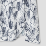 KUHO [Edit] Tie Detail Blouse(Print) - Navy