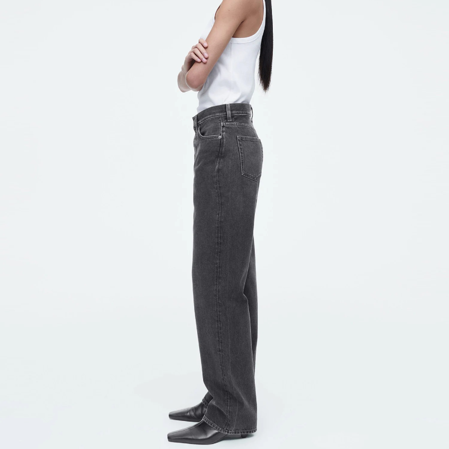 COS Column Straight-Leg Jeans – Faded Black