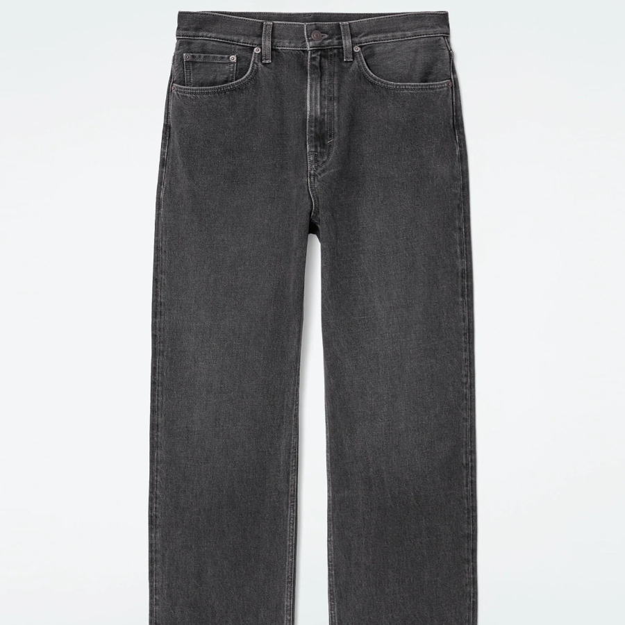 COS Column Straight-Leg Jeans – Faded Black
