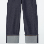COS Facade Turn-Up Straight-Leg Jeans –  Indigo