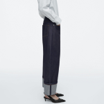 COS Facade Turn-Up Straight-Leg Jeans –  Indigo