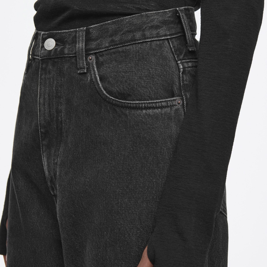 COS Bay Barrel-Leg Jeans – Black