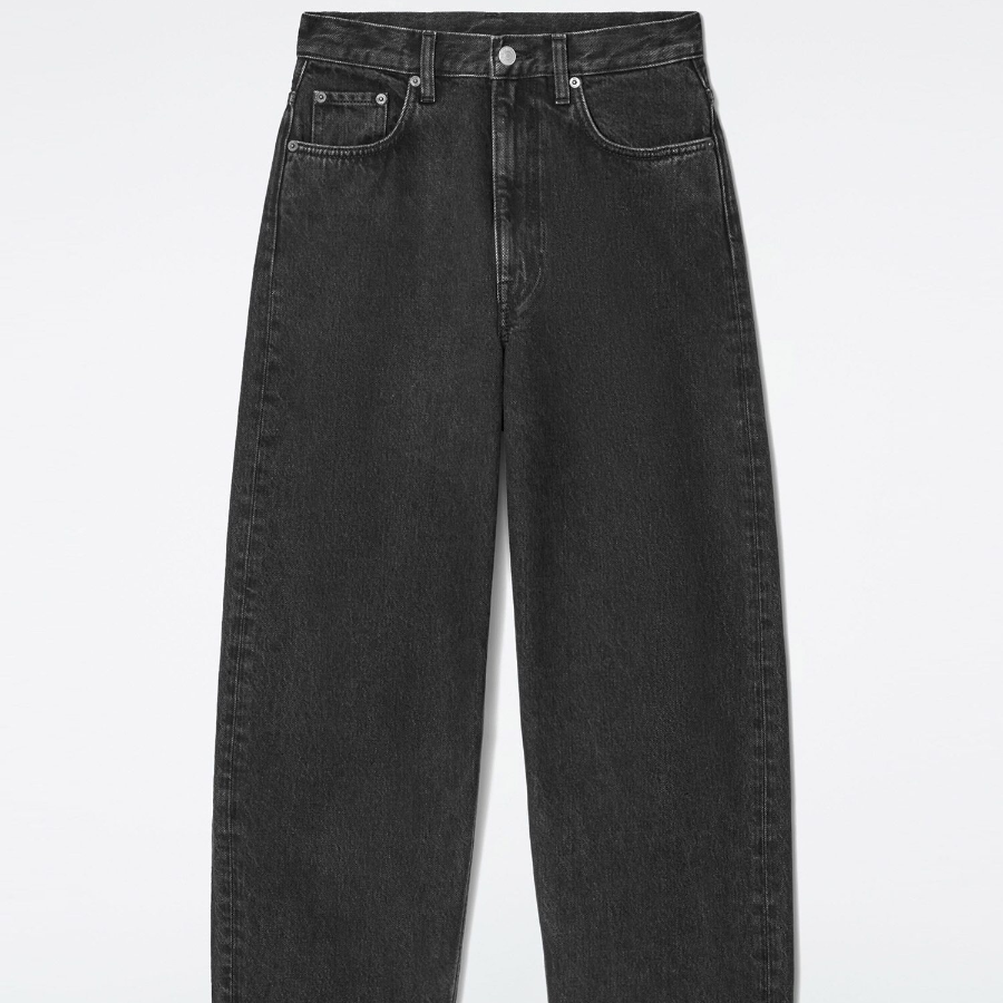 COS Bay Barrel-Leg Jeans – Black