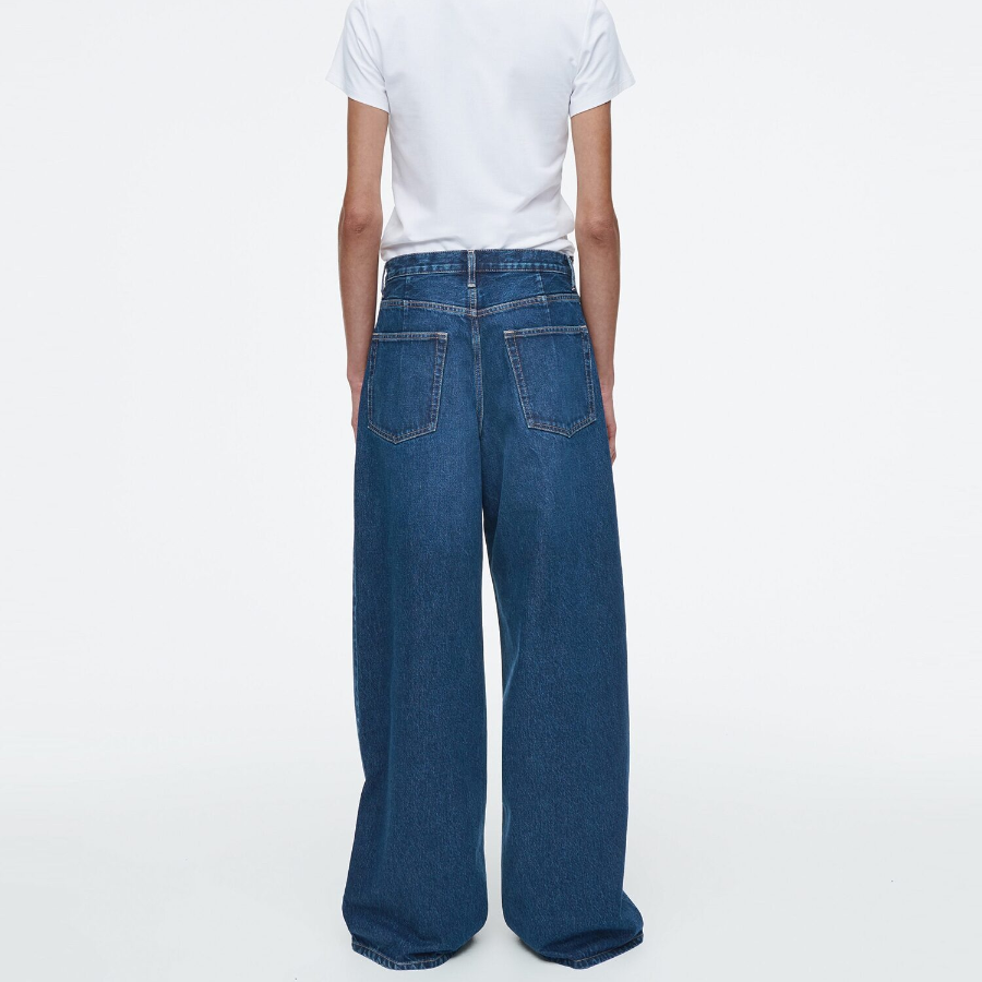 COS Pool Wide-Leg Jeans – Dark Blue