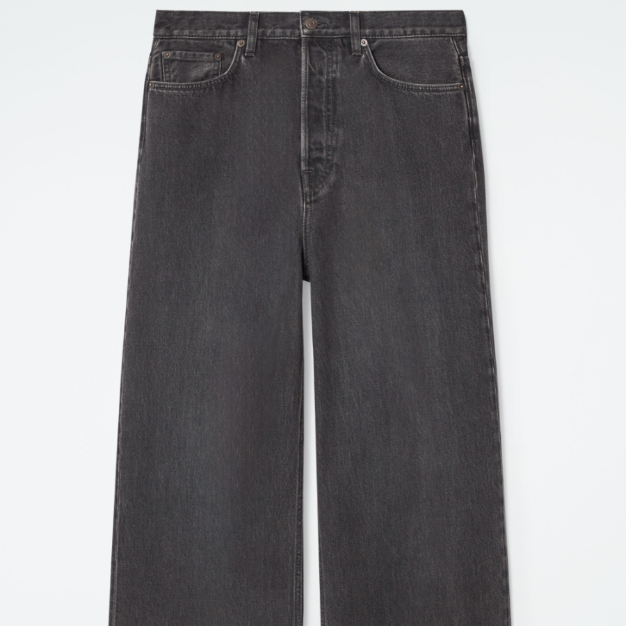 COS Volume Wide-Leg Jeans – Black