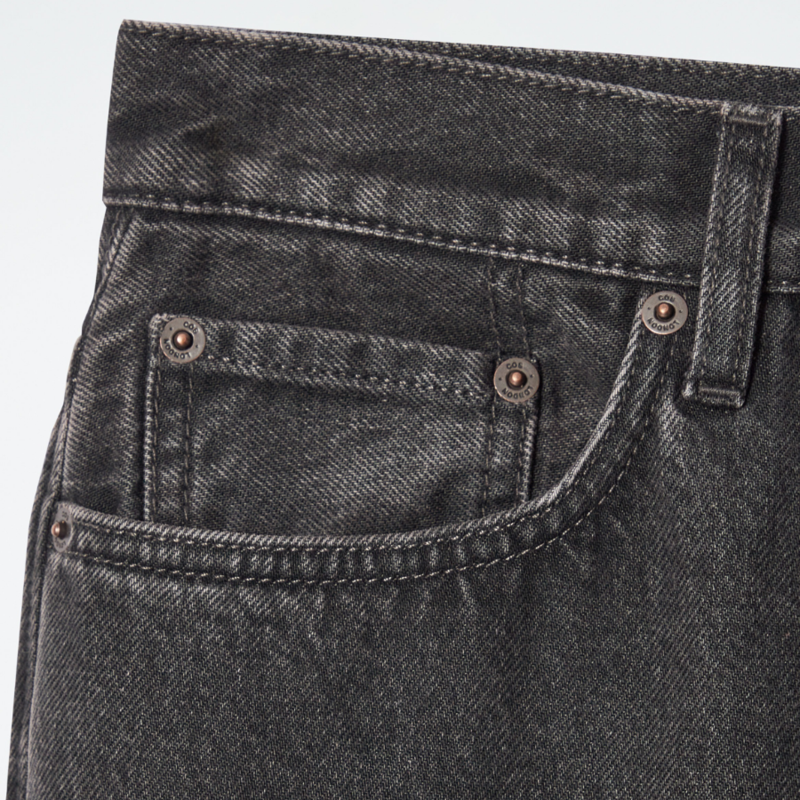 COS Volume Wide-Leg Jeans – Black