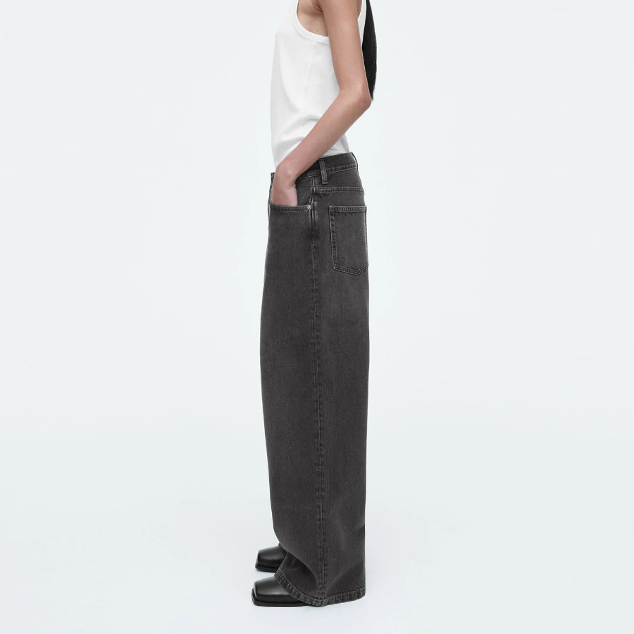 COS Volume Wide-Leg Jeans – Black