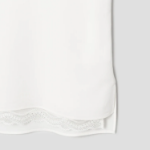 KUHO [Edit] Lace Layered Sleeveless Top - White