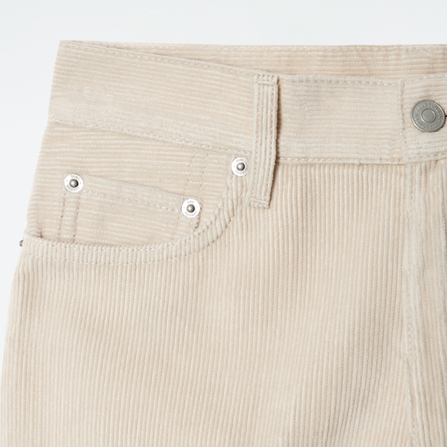 COS Tide Corduroy Wide-Leg Jeans – Light Beige