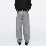 COS Facade Straight-Leg Jeans – Grey