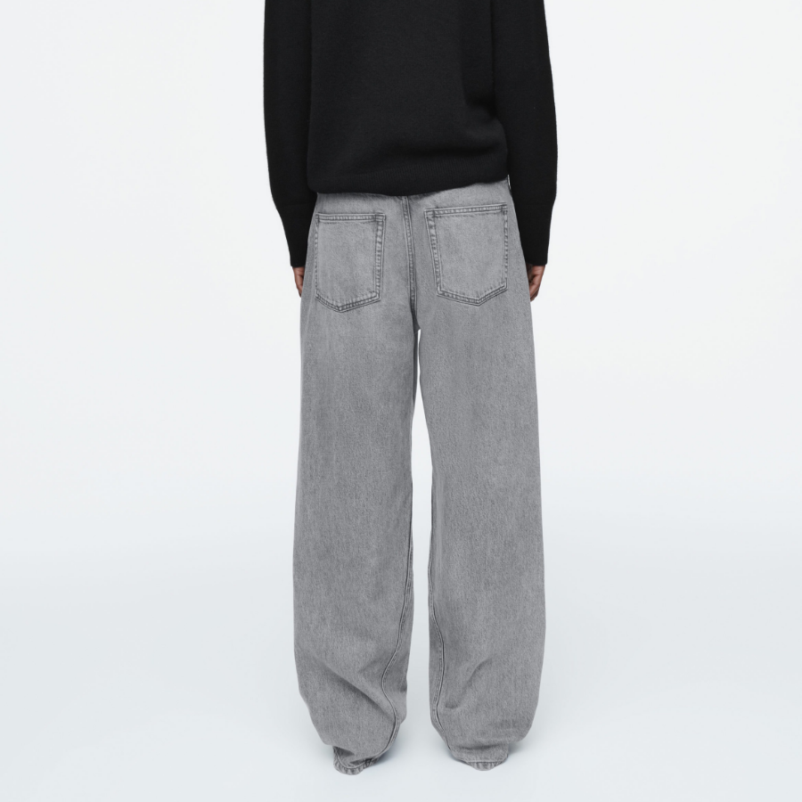 COS Facade Straight-Leg Jeans – Grey