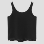 KUHO [Edit] Lace Layered Sleeveless Top - Black