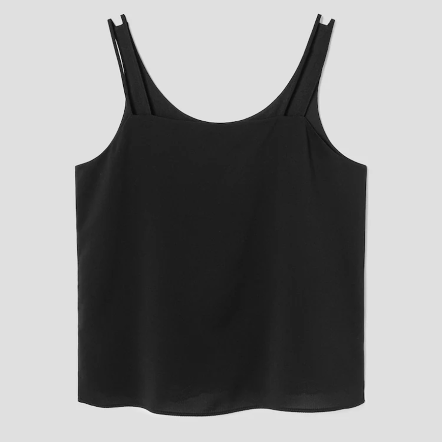 KUHO [Edit] Lace Layered Sleeveless Top - Black