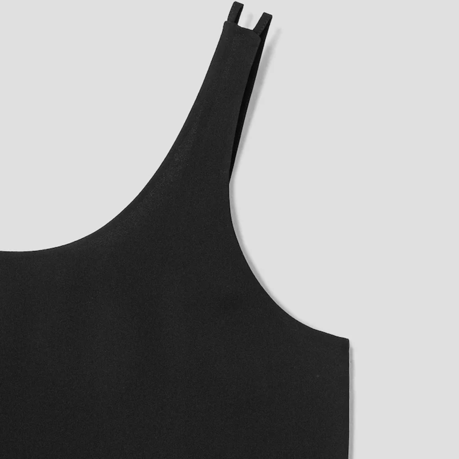 KUHO [Edit] Lace Layered Sleeveless Top - Black