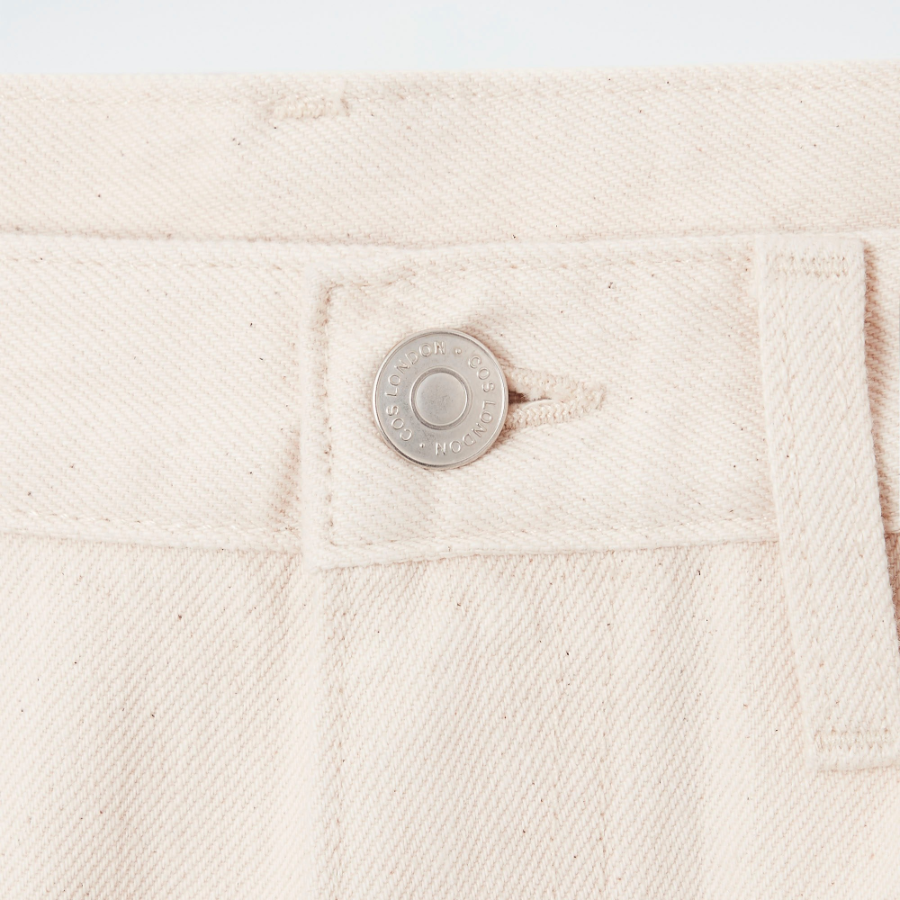 COS Arch Tapered Jeans – Ivory