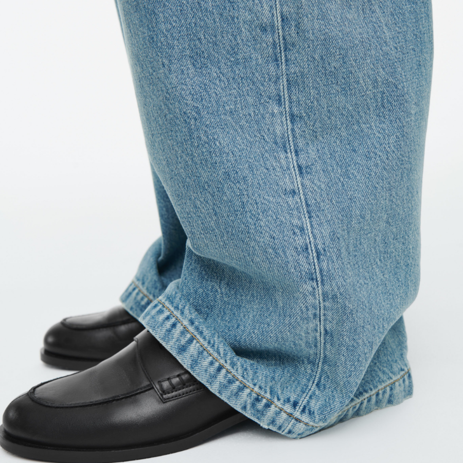 COS Volume Wide-Leg Jeans – Dusty Blue