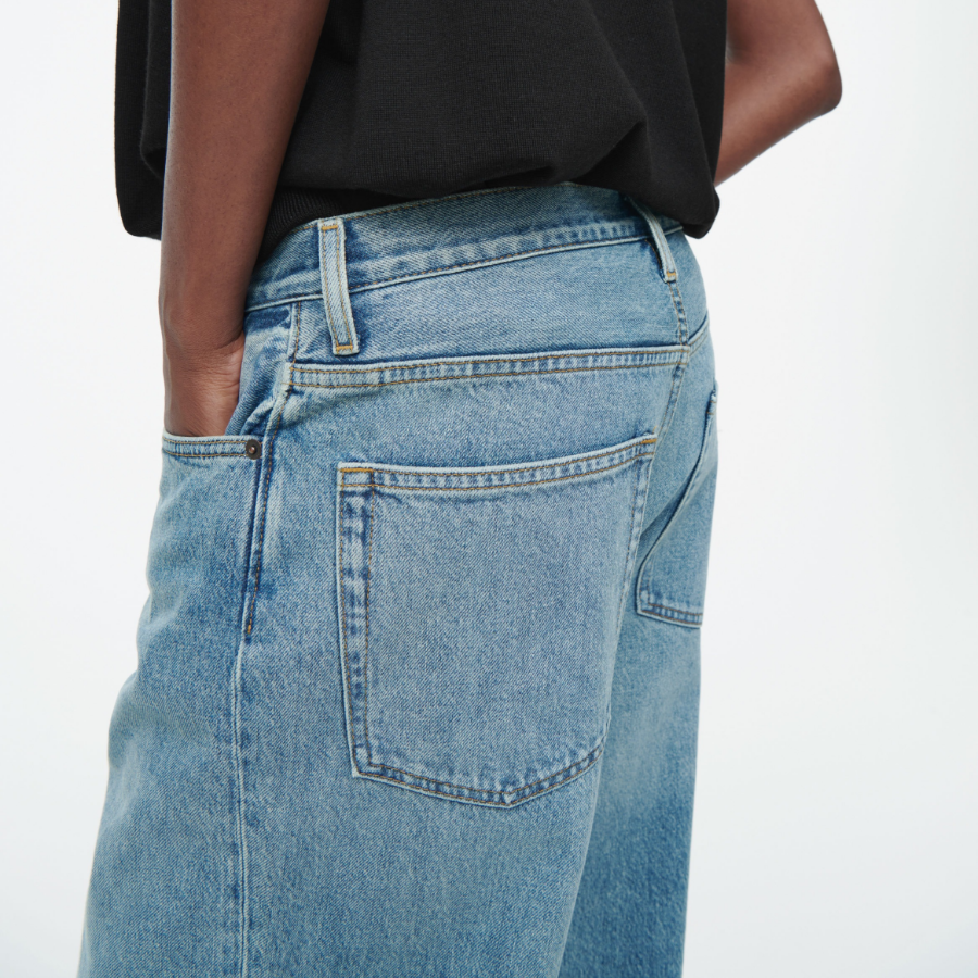 COS Volume Wide-Leg Jeans – Dusty Blue