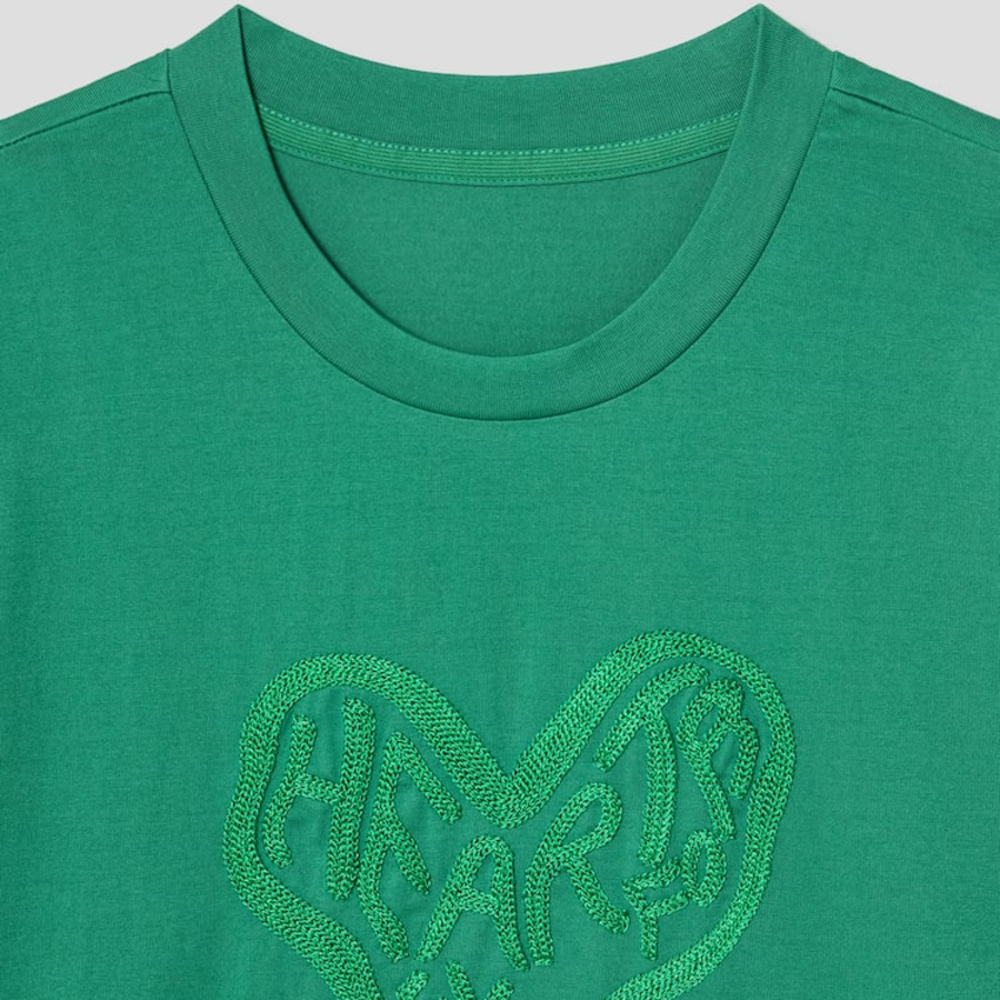 KUHO [HEART FOR EYE] Slim T-Shirt - Green