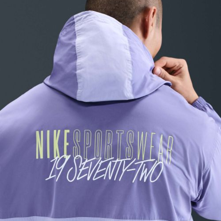 Nike Club Marina Anorak Jacket — Dusty Amethyst