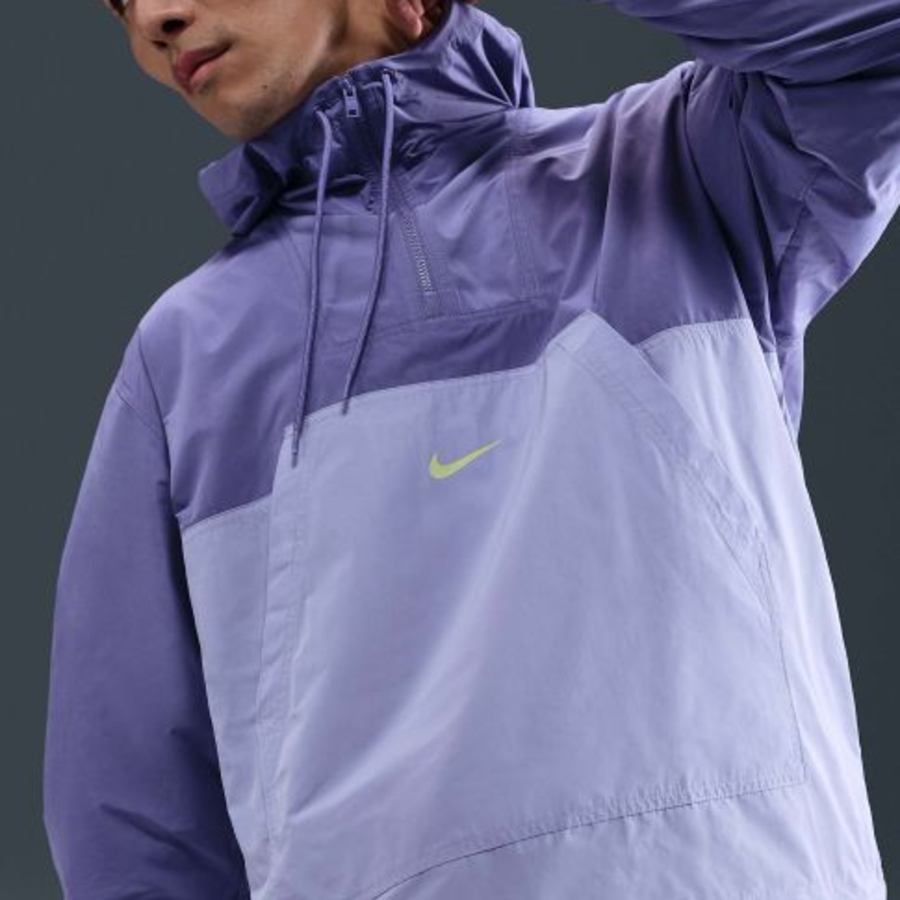 Nike Club Marina Anorak Jacket — Dusty Amethyst