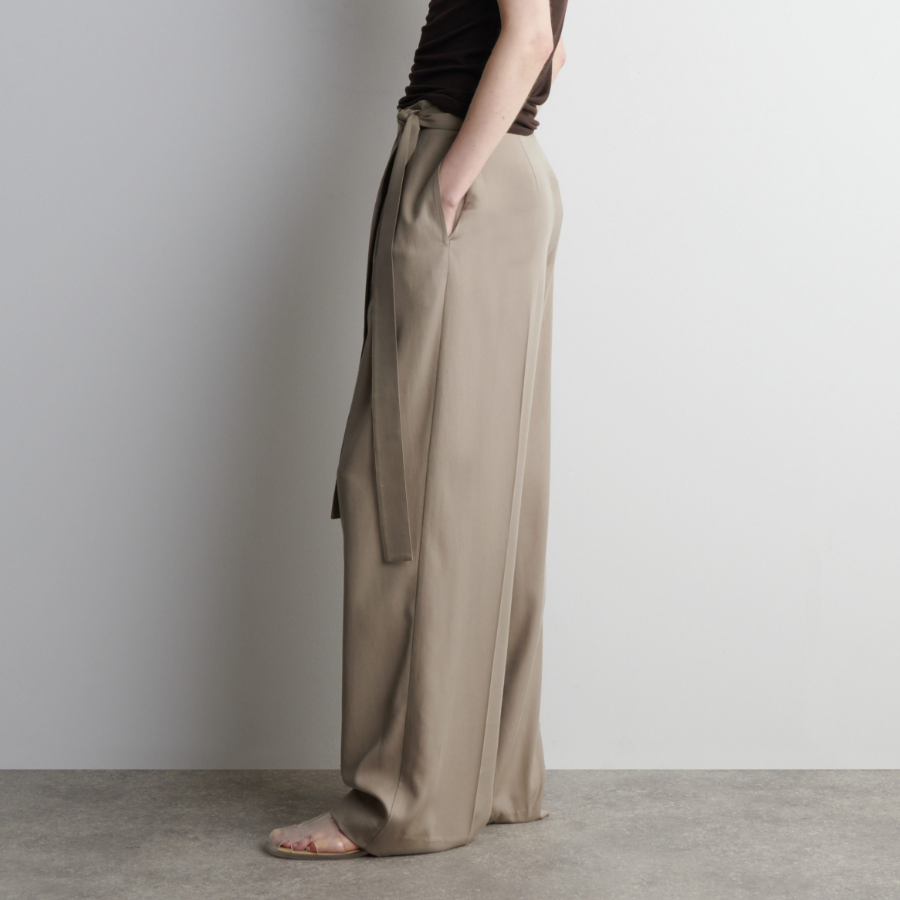 COS Fluid Wrap Front Trousers – Malt