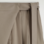 COS Fluid Wrap Front Trousers – Malt