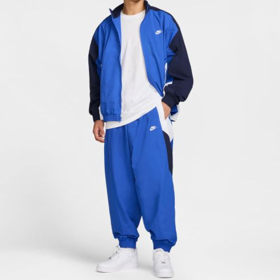 Nike Club Oversized Woven Track Jacket — Game Royal