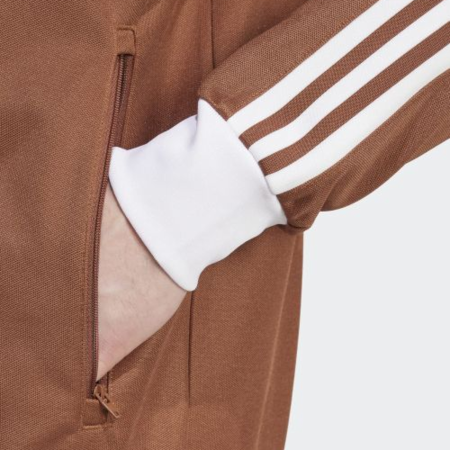 Adidas Beckenbauer Track Top — Brown