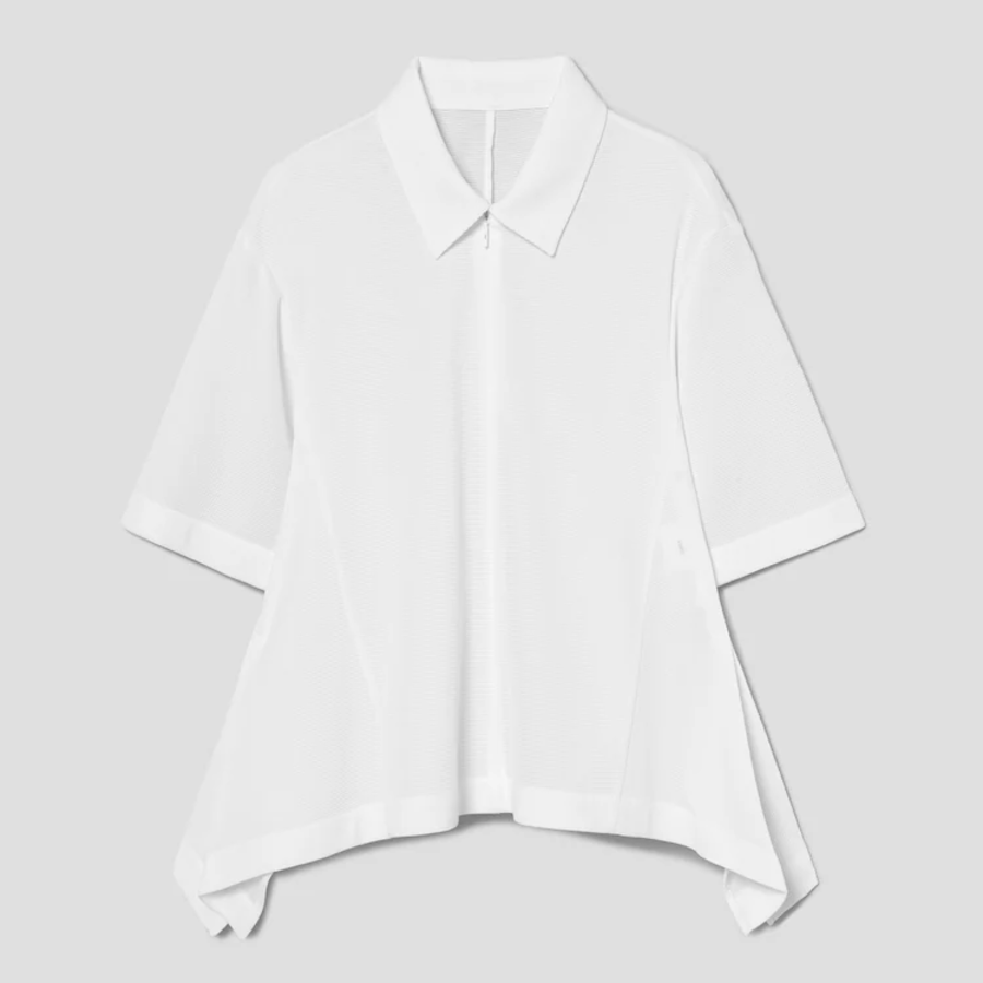 KUHO Side Detail Picket T-Shirt - White