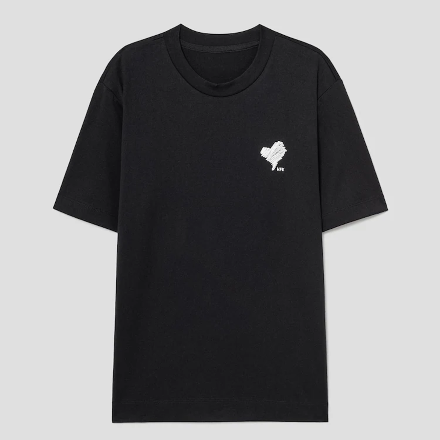 KUHO [HEART FOR EYE] Regular T-Shirt (Artwork) - Black