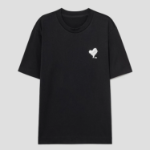 KUHO [HEART FOR EYE] Regular T-Shirt (Artwork) - Black