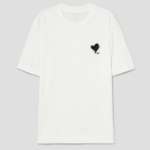 KUHO HEART FOR EYE Regular T-Shirt (Artwork) —White