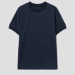 KUHO [Golf] Pocket Detail Round Neck T-Shirt - Navy