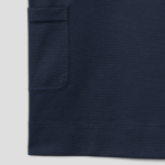 KUHO [Golf] Pocket Detail Round Neck T-Shirt - Navy