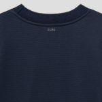 KUHO [Golf] Pocket Detail Round Neck T-Shirt - Navy