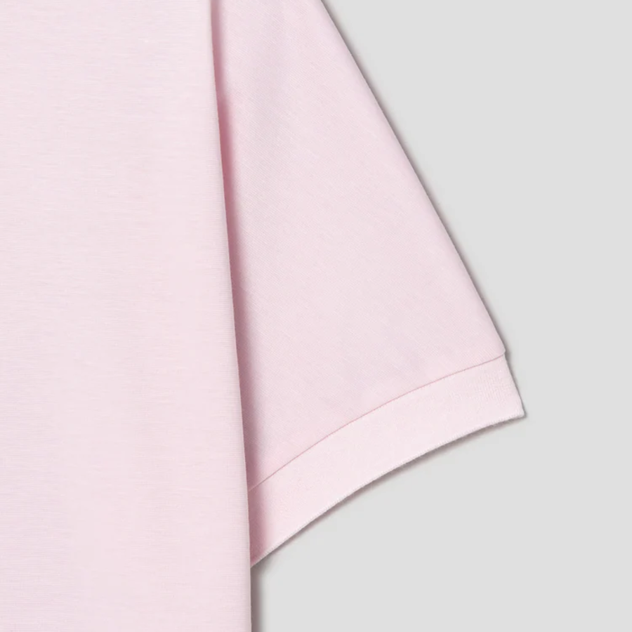 KUHO [Golf] Pocket Detail Round Neck T-Shirt - Light Pink