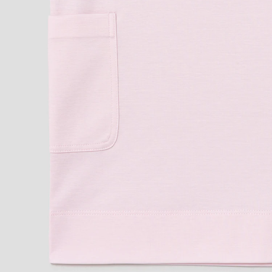 KUHO [Golf] Pocket Detail Round Neck T-Shirt - Light Pink