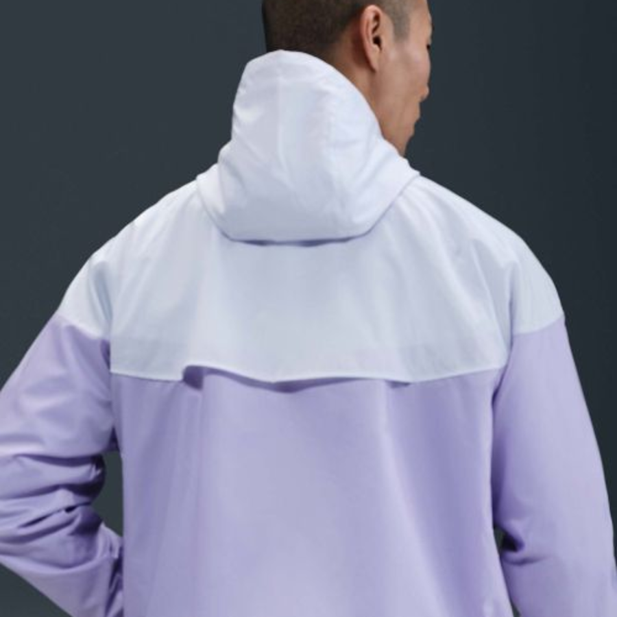 Nike Sportswear Windrunner Hooded Jacket — Hydrangeas / Football Grey