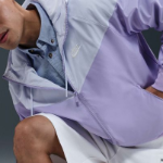 Nike Sportswear Windrunner Hooded Jacket — Hydrangeas / Football Grey