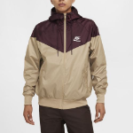 Nike Woven Windrunner Lined Jacket — Burgundy Crush / Parachute Beige